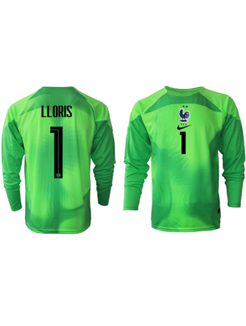 Billige Frankrike Hugo Lloris #1 Keeper Bortedrakt VM 2022 Langermet